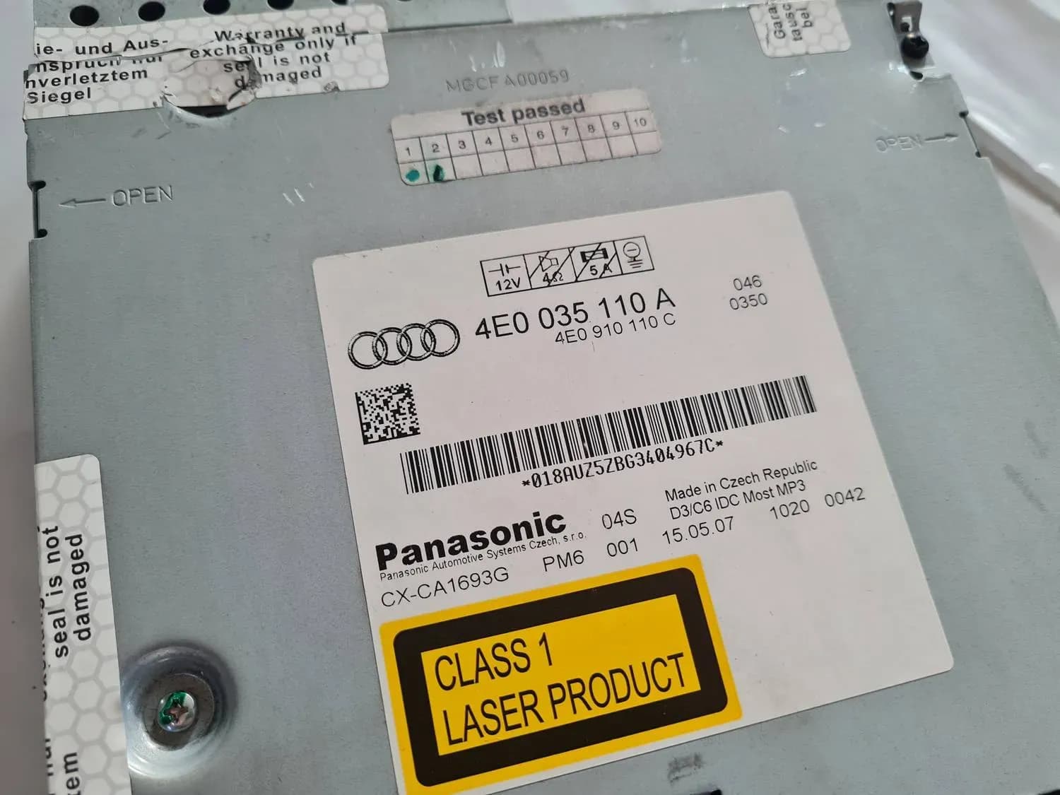 CD/DVD/Navigationsenhet AUDI A6 2008 - foto 5