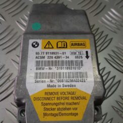 Drošības spilvena vadības bloks priekš BMW 530D E61 2006 TOURING TITANSILVER