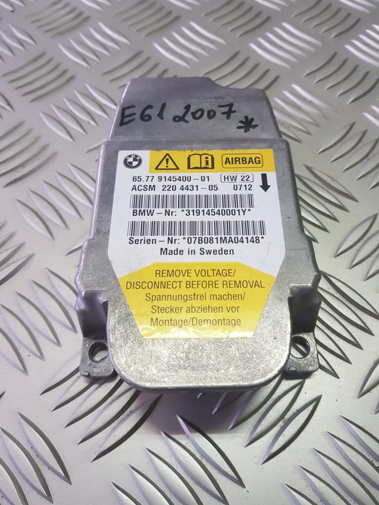 Drošības spilvena vadības bloks priekš BMW 525D E61 2007 TOURING BLACK