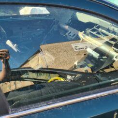 Priekšējo labo durvju stikls priekš OPEL ASTRA H 2005 GREEN