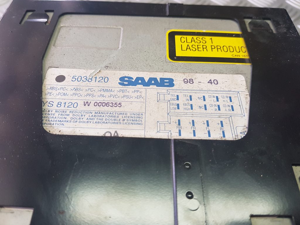 CD/DVD/Navigācijas bloks priekš SAAB 9-5 1999