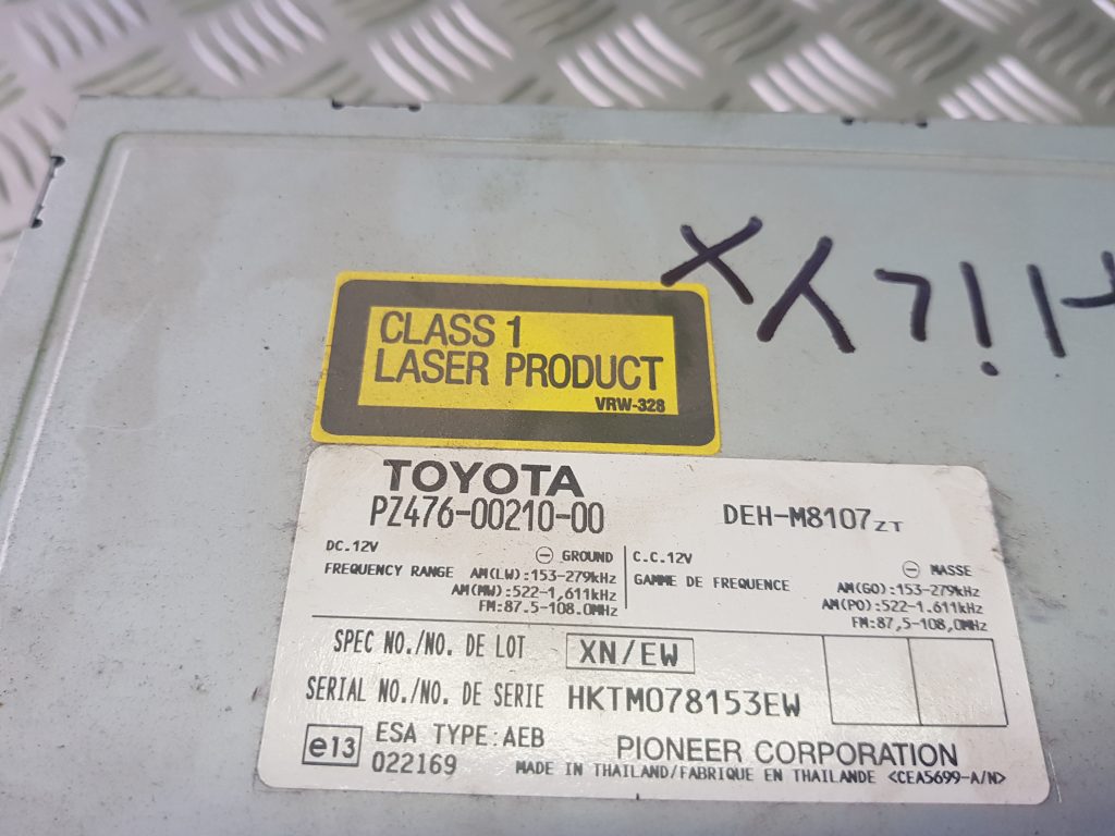 CD/DVD/Navigācijas bloks priekš TOYOTA HILUX 2009