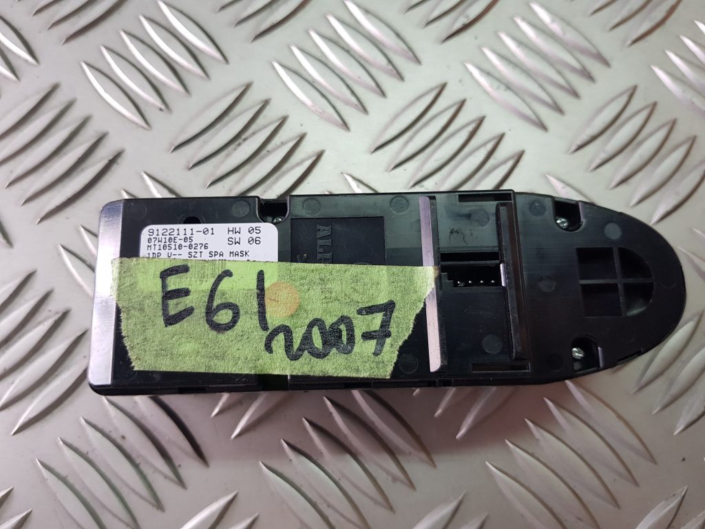 Šofera durvju slēdža pogas priekš BMW 525D E61 2007 TOURING BLACK 2 Šofera durvju slēdža pogas priekš BMW 525D E61 2007 TOURING BLACK