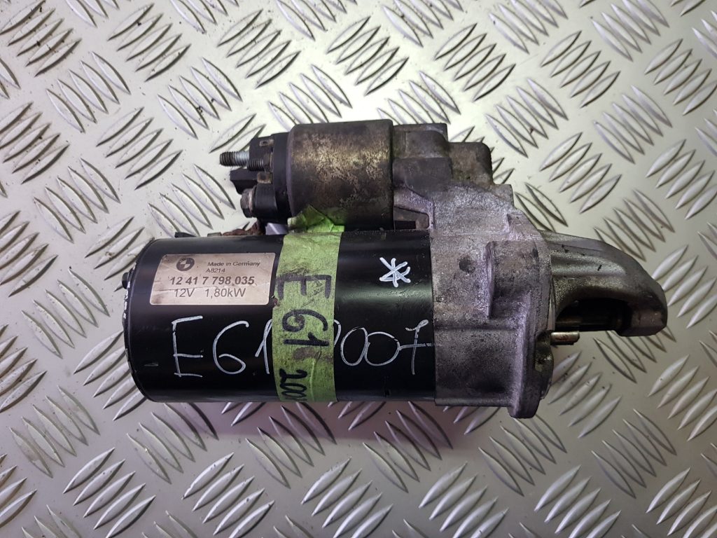 Starteris priekš BMW 525D E61 2007 TOURING BLACK 1 Starteris priekš BMW 525D E61 2007 TOURING BLACK