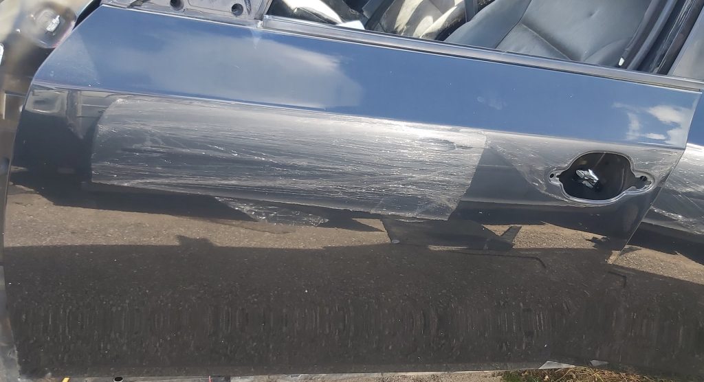 Priekšējās kreisās durvis priekš BMW 525 E60 2006 BLACK 1 Priekšējās kreisās durvis priekš BMW 525 E60 2006 BLACK