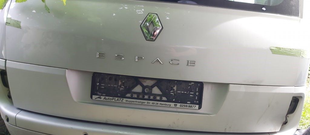 Bagāžnieka vāks priekš RENAULT ESPACE IV 2006 1 Bagāžnieka vāks priekš RENAULT ESPACE IV 2006