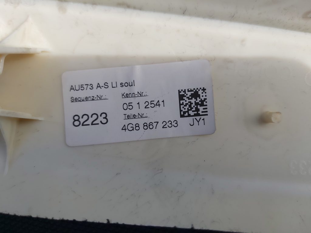 Priekšējas salona statnes apdare priekš AUDI A7 2011 SPORTBACK 2 Priekšējas salona statnes apdare priekš AUDI A7 2011 SPORTBACK