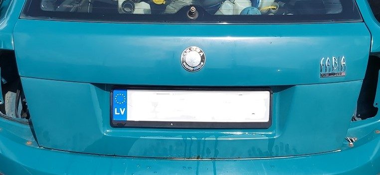 Bagāžnieka vāks priekš ŠKODA FABIA 2003