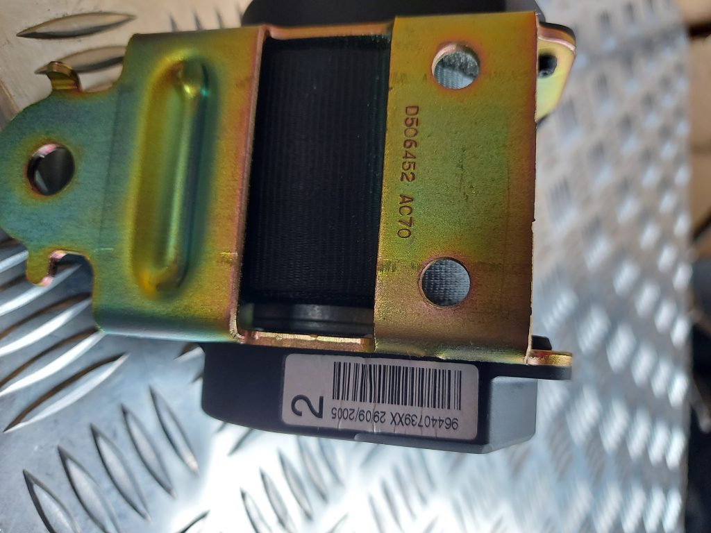 Aizmugurējā labā drošības josta priekš PEUGEOT 407 2006