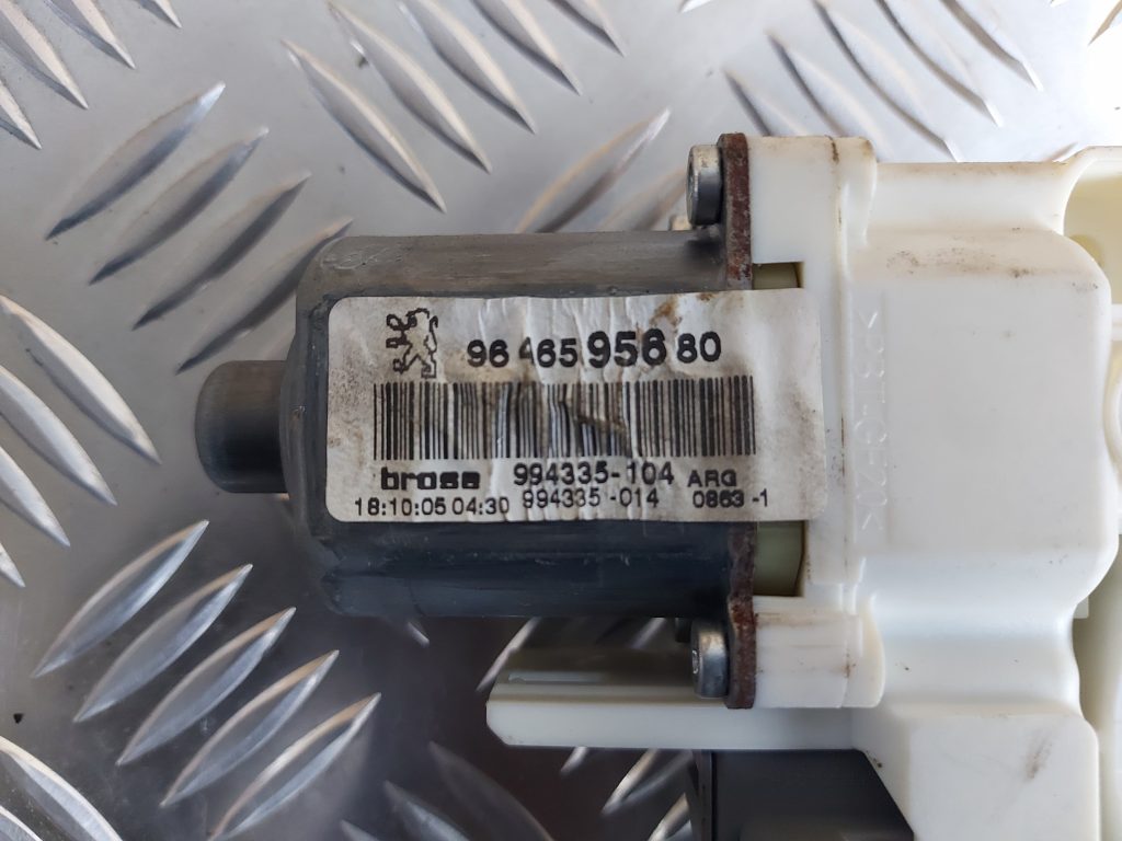 Elektrisko stiklu motors priekš PEUGEOT 407 2006 2 Elektrisko stiklu motors priekš PEUGEOT 407 2006