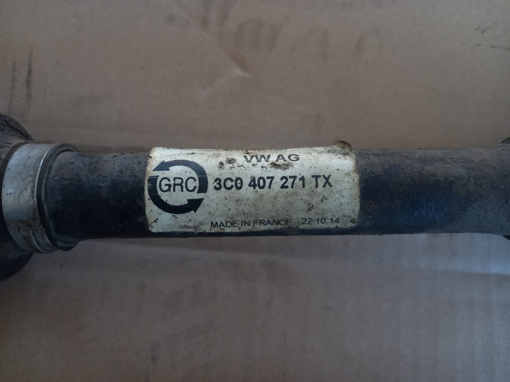 Pusass priekšējā kreisā priekš VW PASSAT CC 2009 3 Pusass priekšējā kreisā priekš VW PASSAT CC 2009