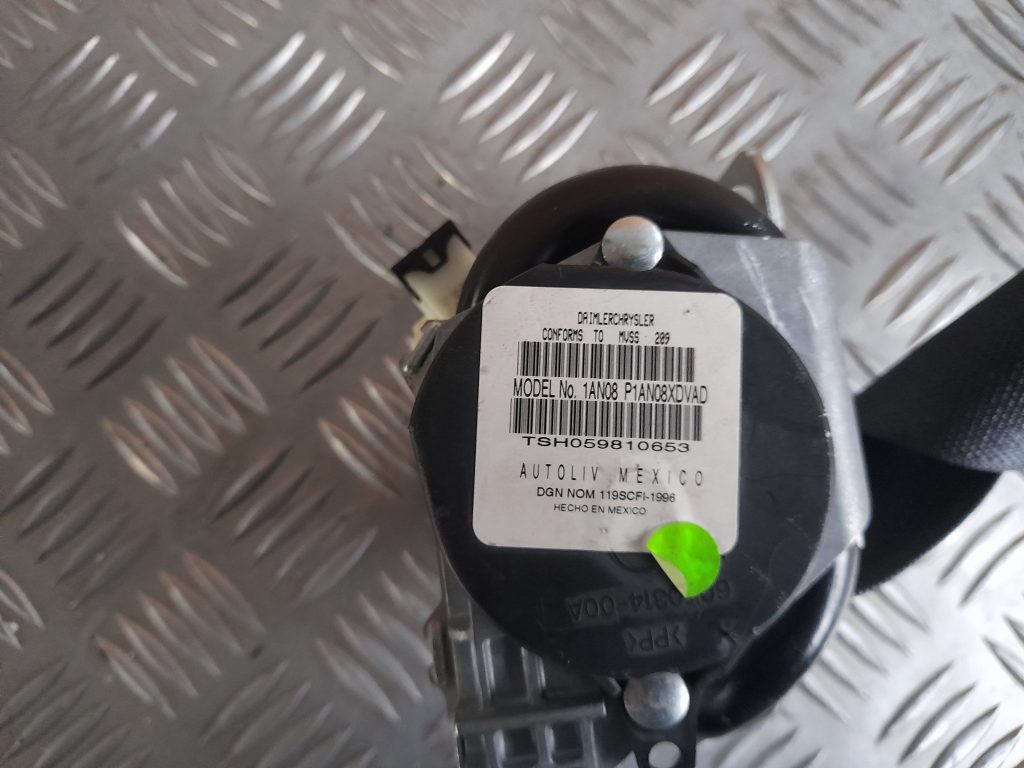 Priekšējā labā drošības josta priekš DODGE JOURNEY 2008 2 Priekšējā labā drošības josta priekš DODGE JOURNEY 2008