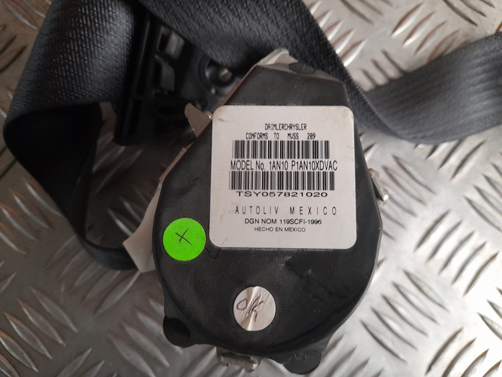 Aizmugurējā labā drošības josta priekš DODGE JOURNEY 2008 2 Aizmugurējā labā drošības josta priekš DODGE JOURNEY 2008