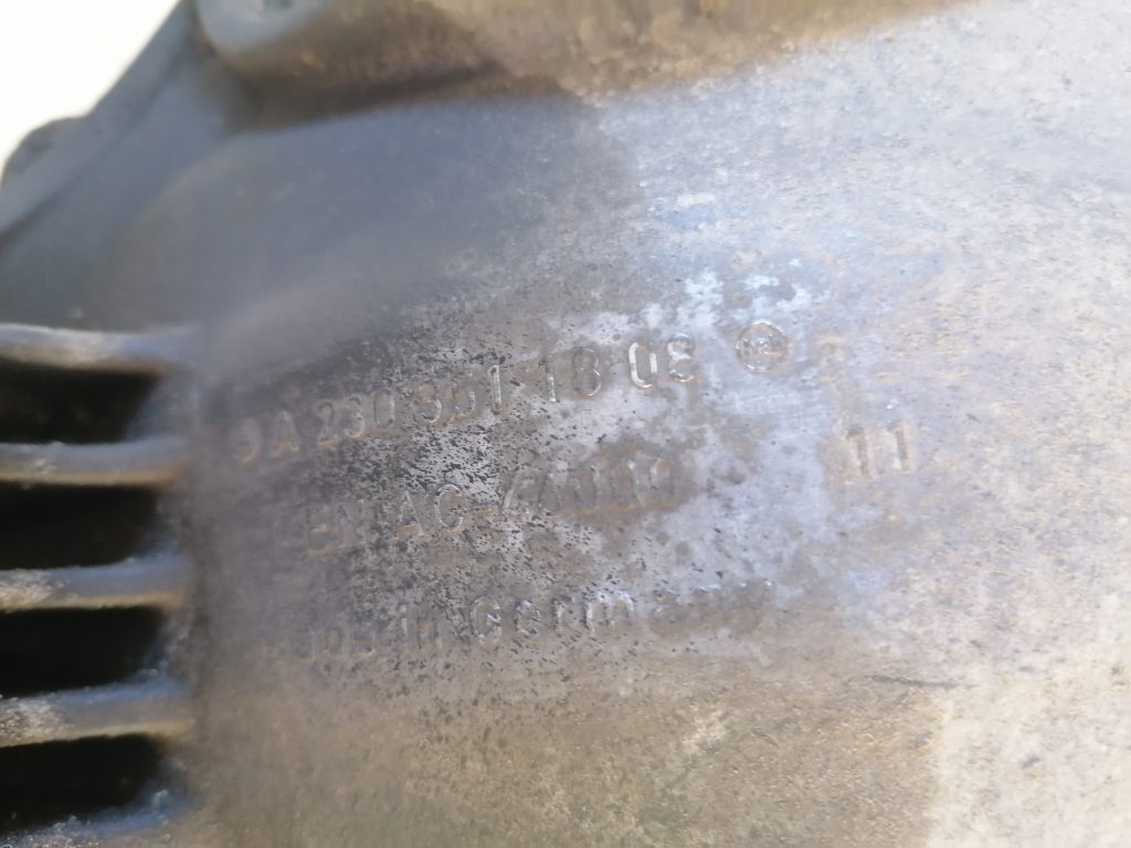 Aizmugurējais reduktors priekš MERCEDES BENZ CLS 320 2005 5 Aizmugurējais reduktors priekš MERCEDES BENZ CLS 320 2005