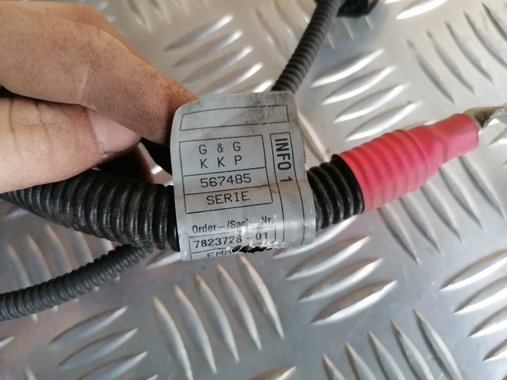 Startera un ģeneratora vads priekš BMW 1 E87 2009 WHITE