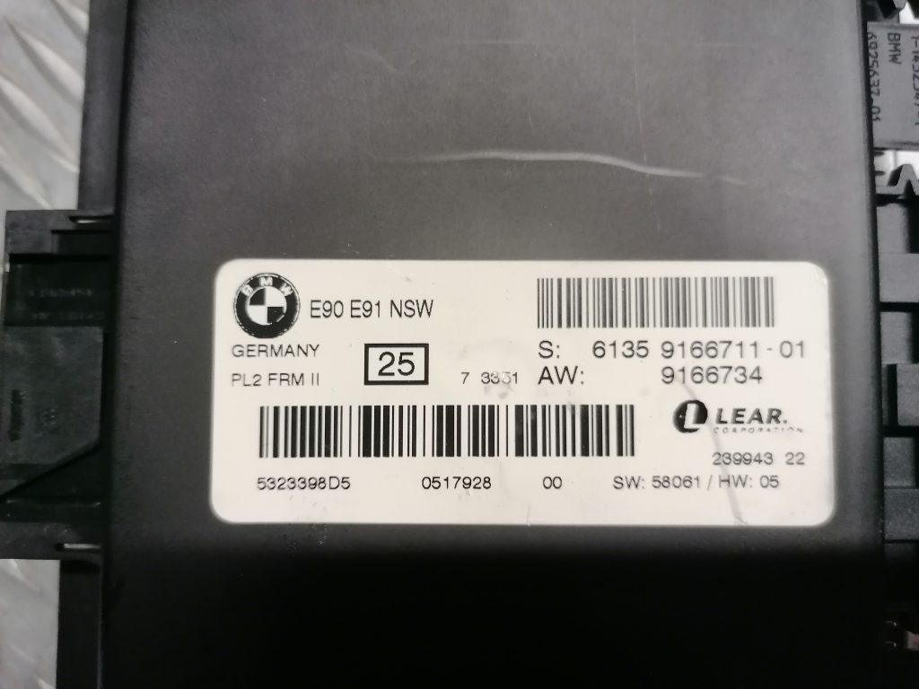 Gaismas vadības bloks priekš BMW 330D E91 2008 TOURING