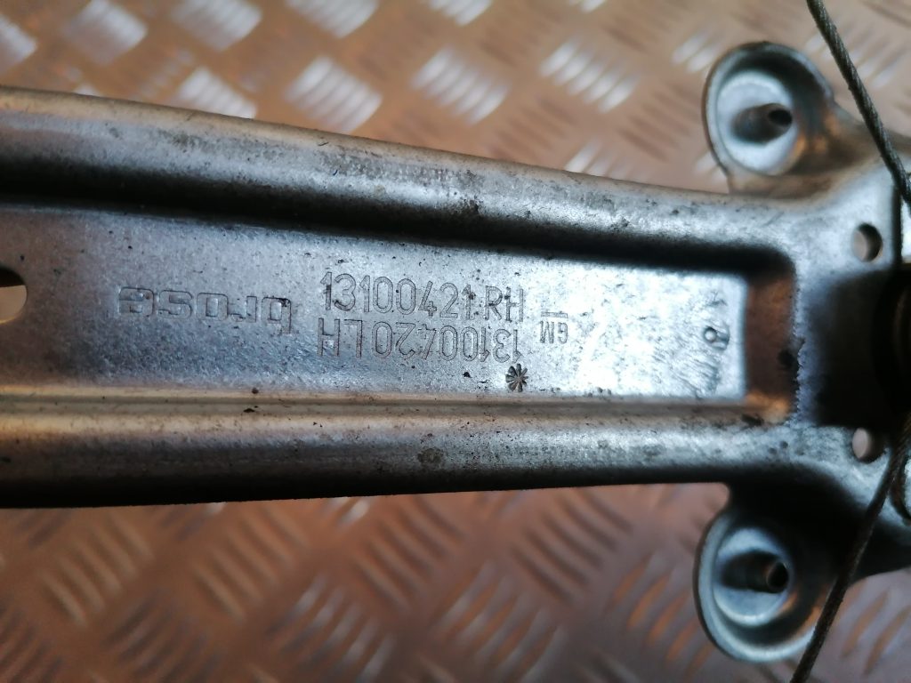 Stikla pacelšanas mehānisms aizmugurējais kreisais priekš OPEL ASTRA H 2006