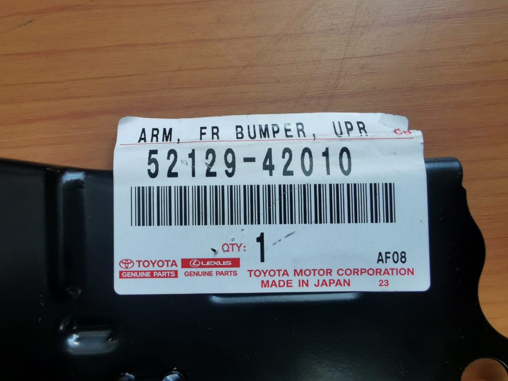 Priekšēja bufera kronšteins priekš Toyota 2006-2012 5212942010 3 Priekšēja bufera kronšteins priekš Toyota 2006-2012 5212942010