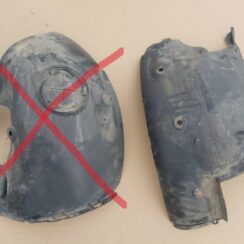 Priekšējais kreisais paspārns priekš RENAULT MEGANE 2004