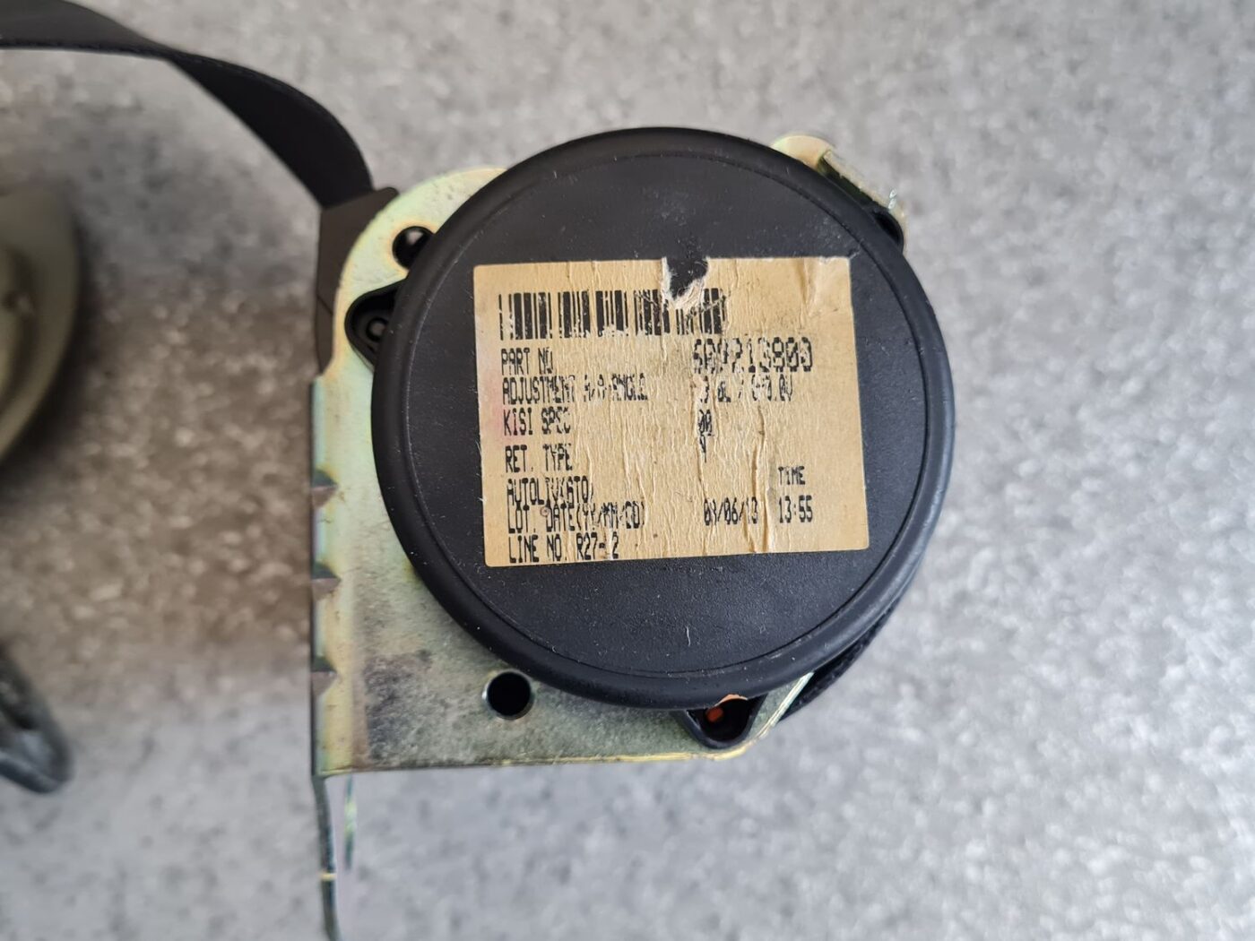 Priekšējā labā drošības josta priekš CITROEN C-CROSSER 2009