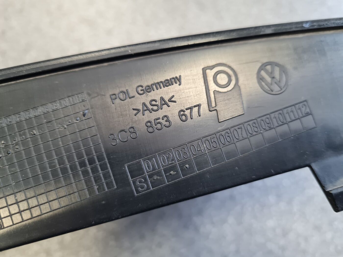 Bufera reste priekš VW PASSAT CC 2009 3 Bufera reste priekš VW PASSAT CC 2009