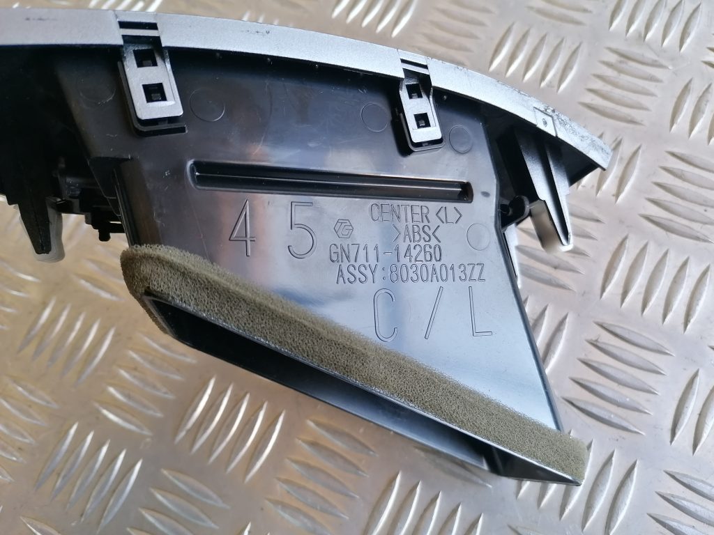 Mērinstrumentu paneļa gaisa vads, centrā priekš CITROEN C-CROSSER 2009 6 Mērinstrumentu paneļa gaisa vads, centrā priekš CITROEN C-CROSSER 2009