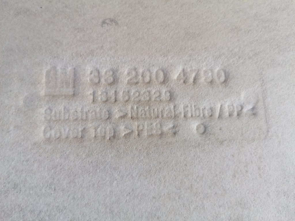 Bagāžnieka vāka liela apdare priekš OPEL ASTRA H 2005