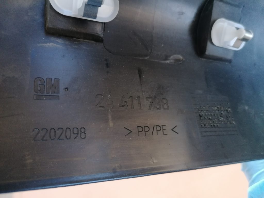 Sliekšņa priekšēja kreisa uzlika (salonā) priekš OPEL ZAFIRA 2004 3 Sliekšņa priekšēja kreisa uzlika (salonā) priekš OPEL ZAFIRA 2004