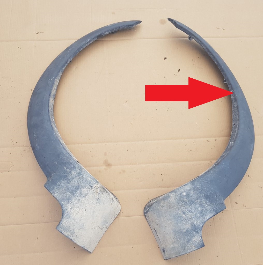 Priekšēja spārna uzlika/moldings priekš VOLVO XC70 2004 1 Priekšēja spārna uzlika/moldings priekš VOLVO XC70 2004