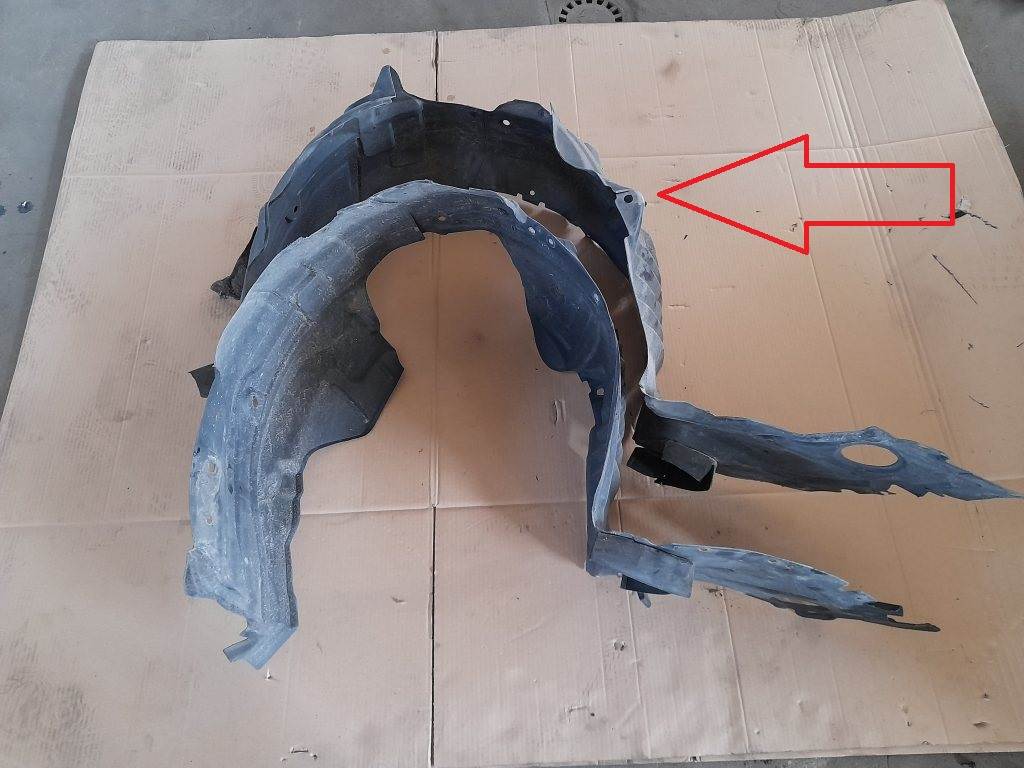 Priekšējais kreisais paspārns priekš MAZDA 6 2008 1 Priekšējais kreisais paspārns priekš MAZDA 6 2008