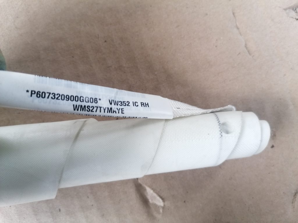 Griestu drošības spilvens, pa labi priekš VW GOLF VARIANT 2012