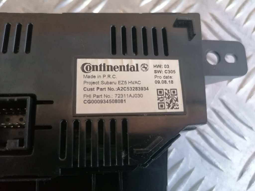 Klimata kontroles bloks priekš SUBARU LEGACY 2009 3 Klimata kontroles bloks priekš SUBARU LEGACY 2009