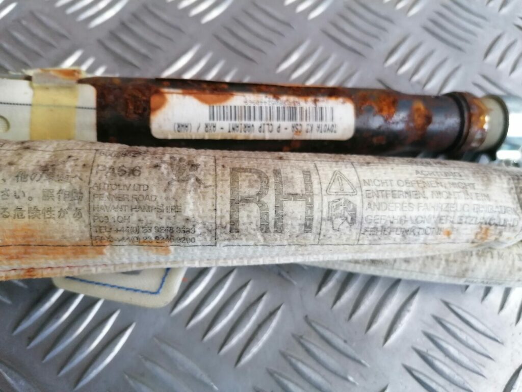 Griestu drošības spilvens, pa labi priekš TOYOTA AVENSIS 2007 2 Griestu drošības spilvens, pa labi priekš TOYOTA AVENSIS 2007