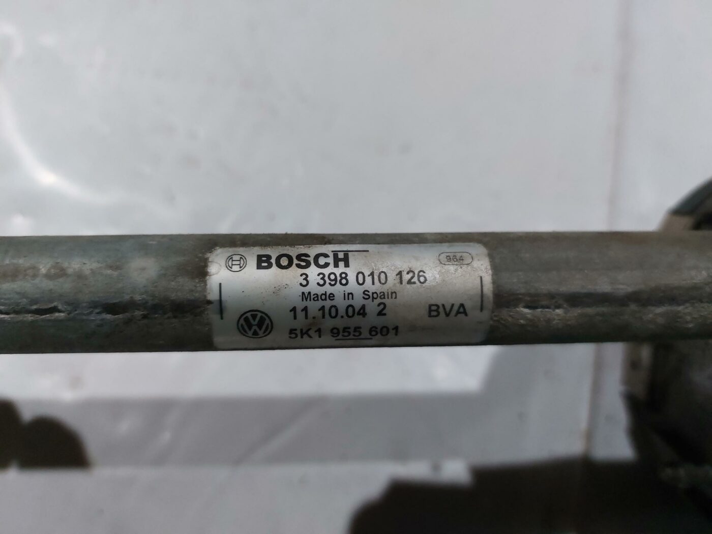 Vējstikla tīrīšanas mehānisms priekš VW JETTA 2008