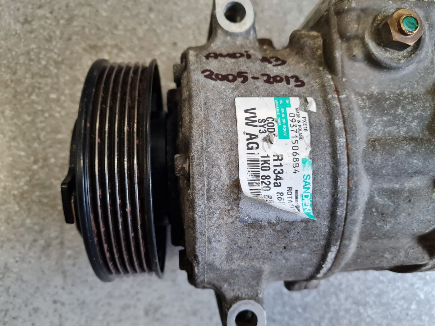 Gaisa kondicioniera kompresors priekš AUDI A3 2005-2013 1K0820859F