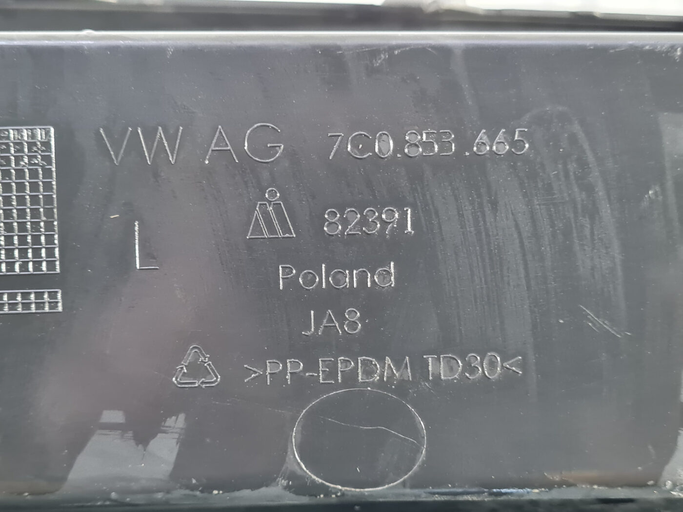 Priekšēja bufera uzlika priekš VW CRAFTER 2018