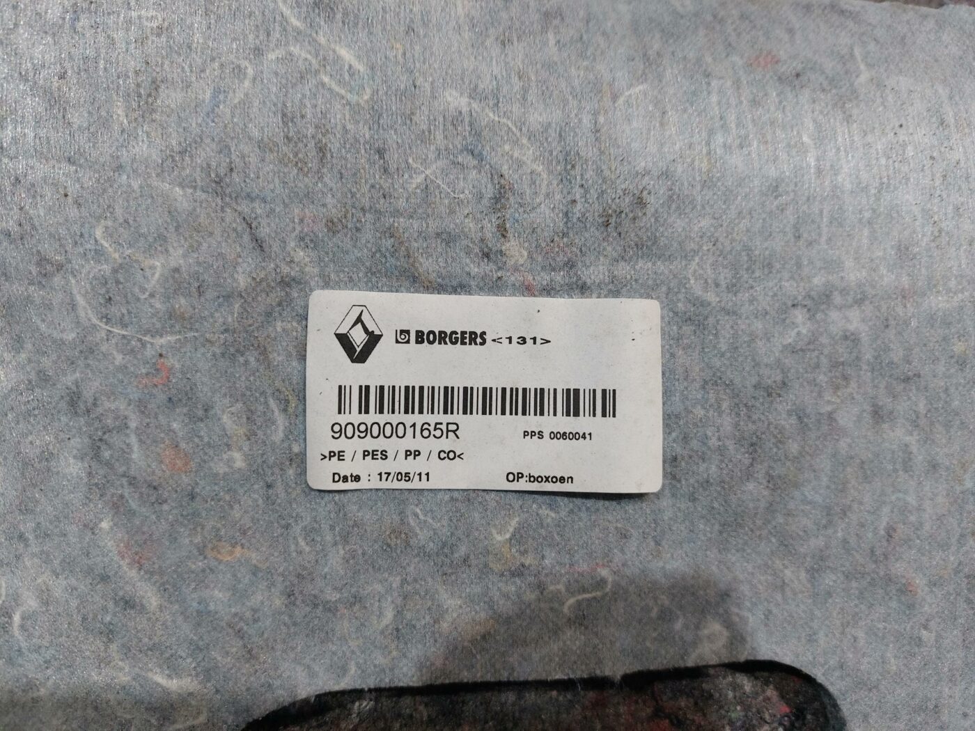 Bagāžnieka vāka liela apdare priekš RENAULT LAGUNA 2011