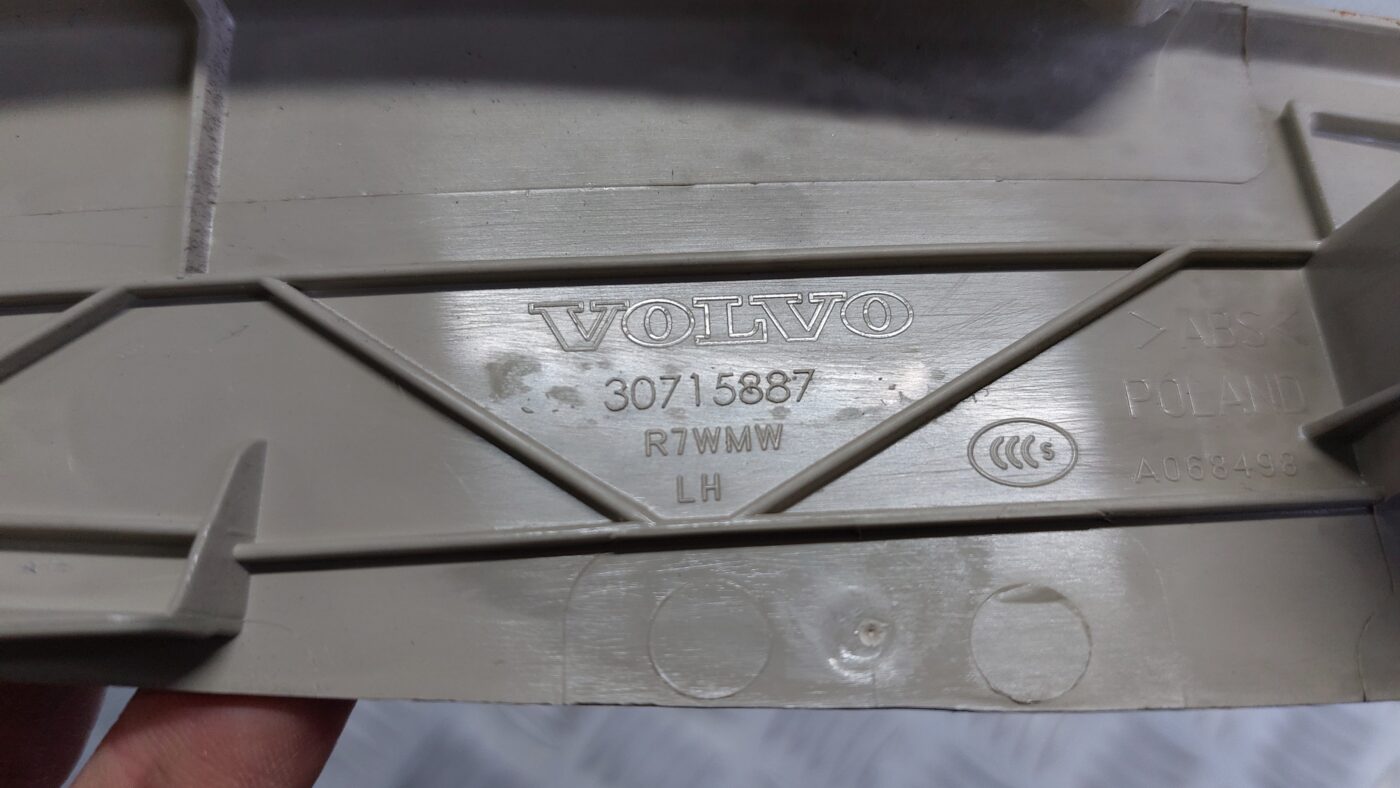 Sliekšņa priekšēja kreisa uzlika (salonā) priekš VOLVO V60 2012