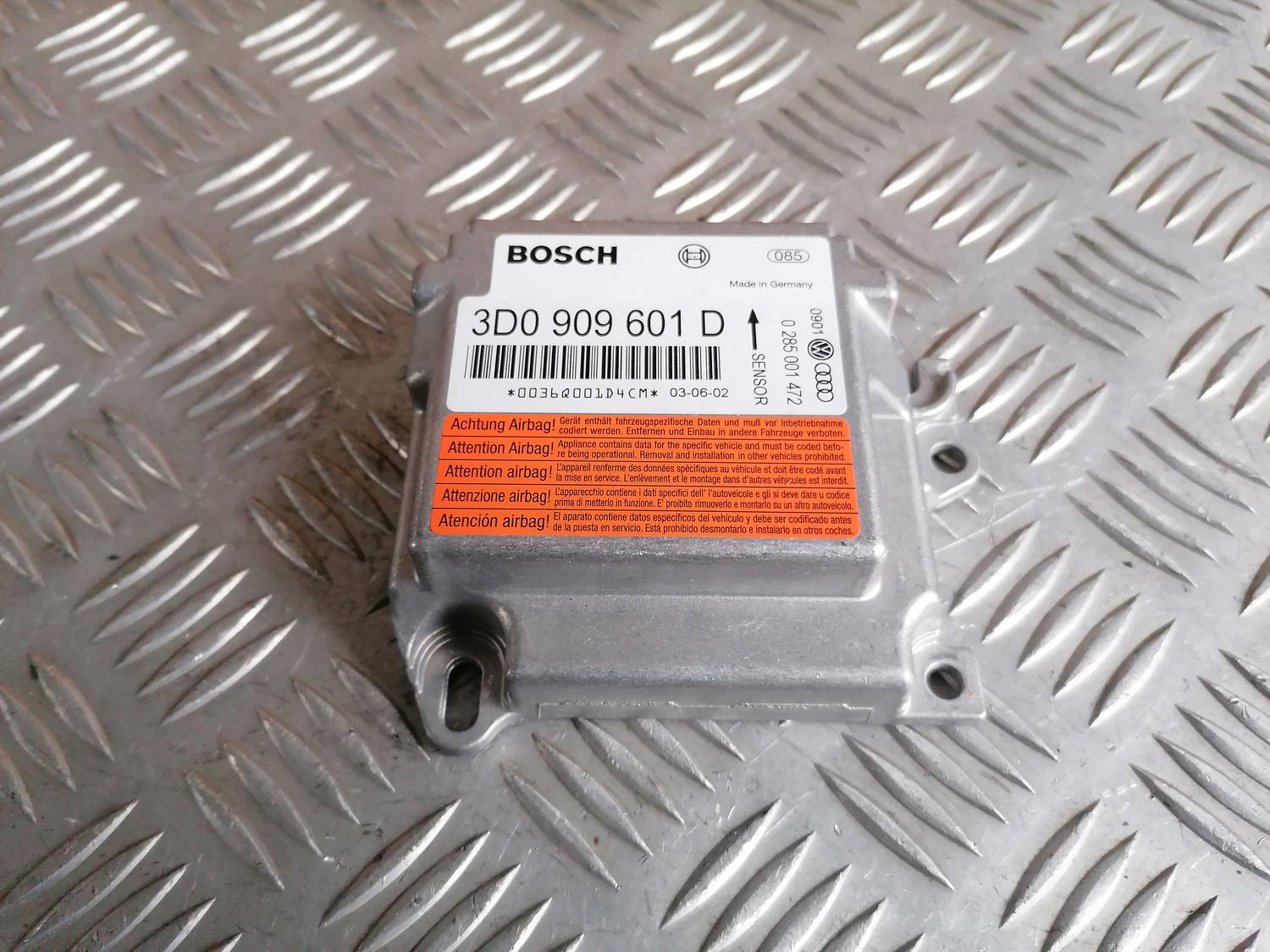 Drošības spilvena vadības bloks priekš VW PHAETON 2003