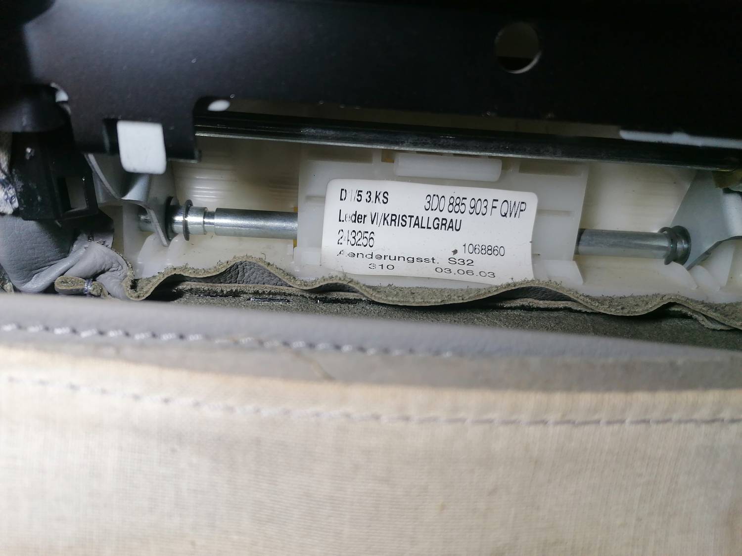 Sēdekļu komplekts priekš VW PHAETON 2003 7 Sēdekļu komplekts priekš VW PHAETON 2003