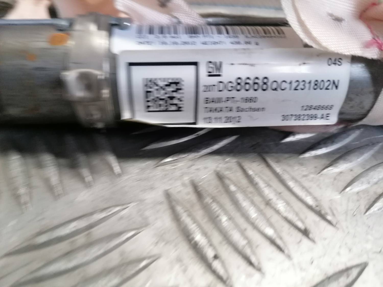 Griestu drošības spilvens, pa labi priekš OPEL INSIGNIA SPORTS TOURER 2013