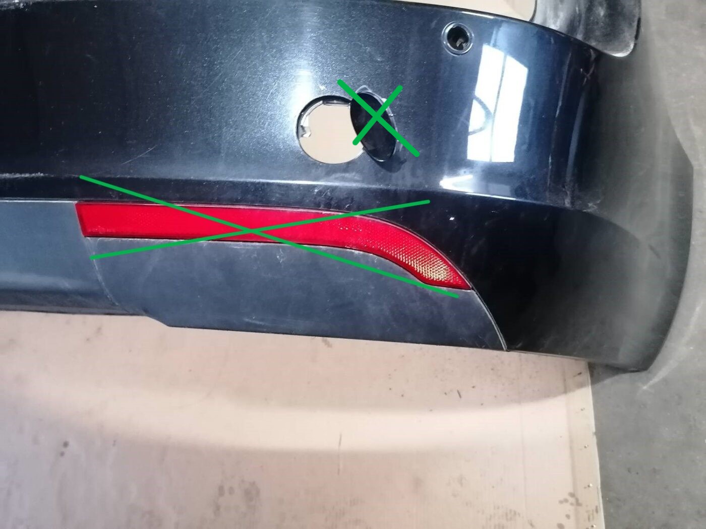 Aizmugures buferis priekš OPEL INSIGNIA SPORTS TOURER 2013