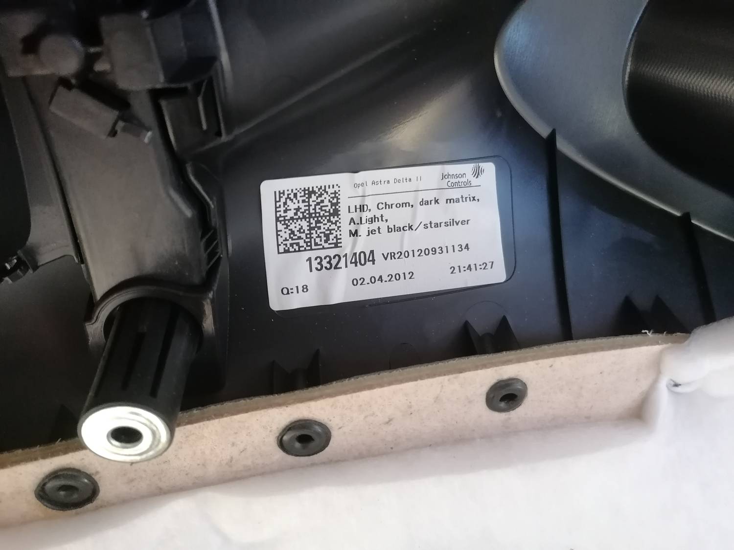 Sēdekļu komplekts priekš OPEL ASTRA J 2012 13 Sēdekļu komplekts priekš OPEL ASTRA J 2012