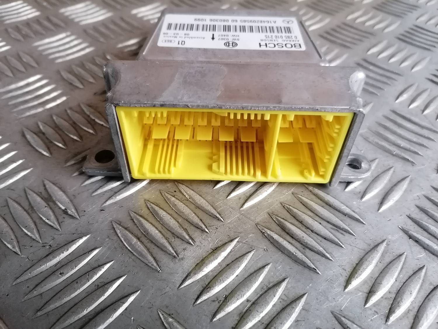 Drošības spilvena vadības bloks priekš MERCEDES BENZ ML280 2008 OBSIDIAN BLACK