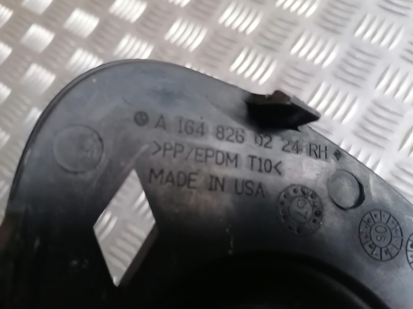 Miglas luktura reste, pa labi priekš MERCEDES BENZ ML280 2008 OBSIDIAN BLACK