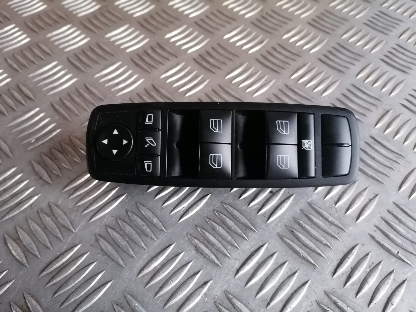 Šofera durvju slēdža pogas priekš MERCEDES BENZ ML280 2008 OBSIDIAN BLACK