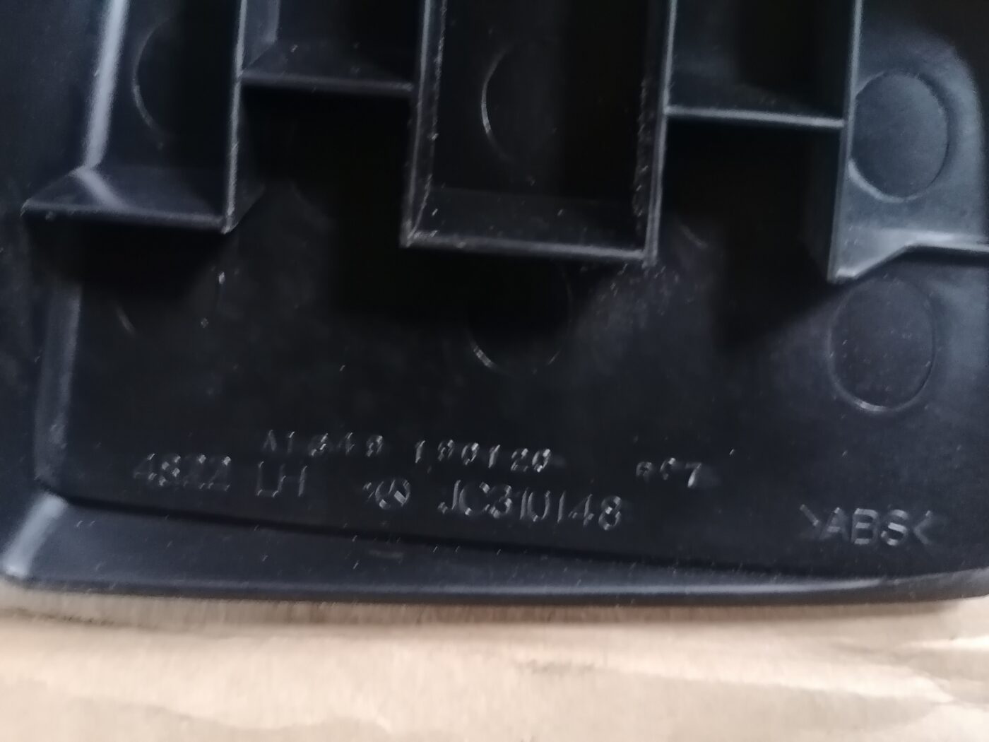 Priekšējā kreisā sēdekļa sliežu apdare priekš MERCEDES BENZ ML280 2008 OBSIDIAN BLACK