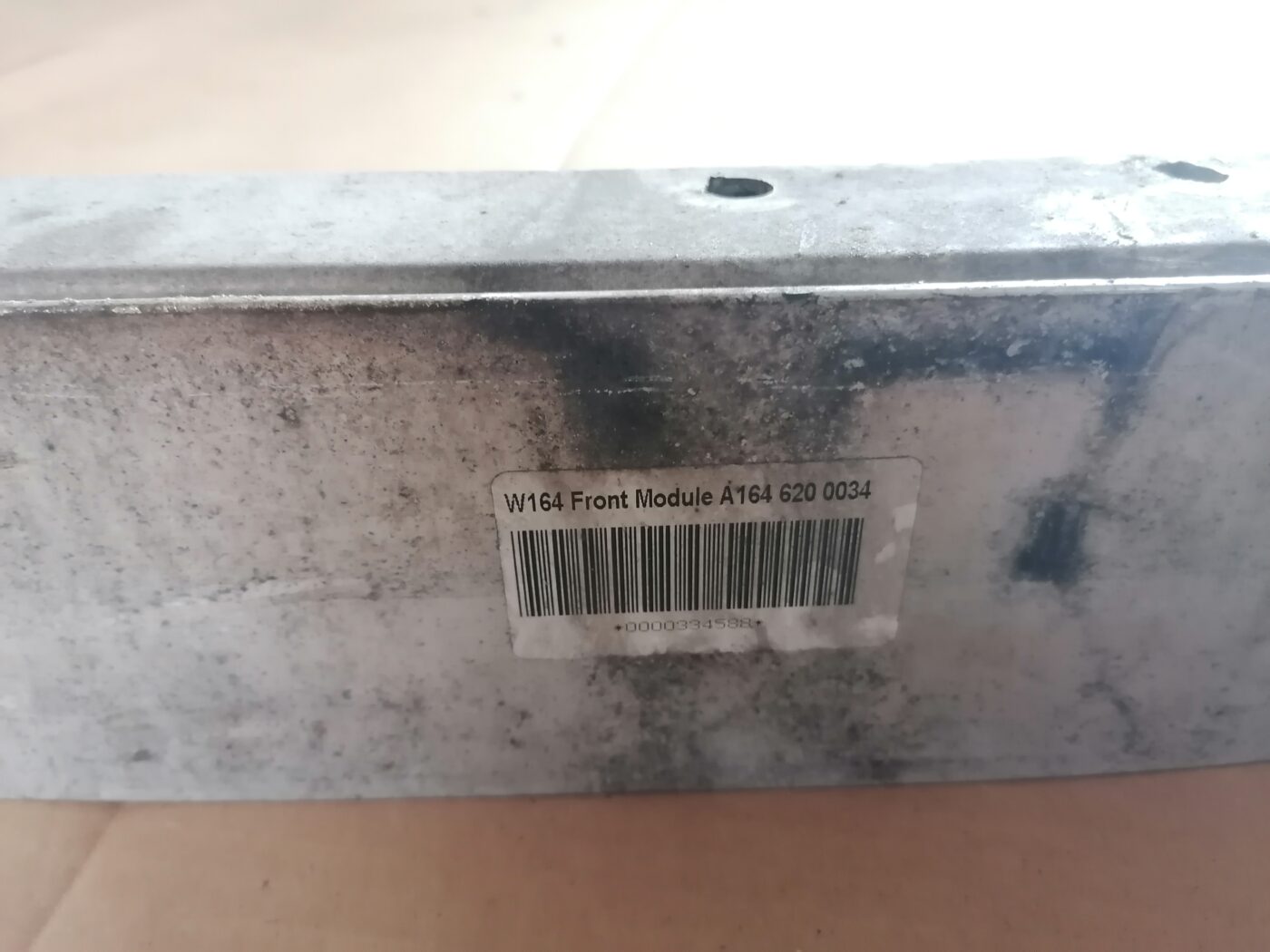 Priekšējā bufera pastiprinātājs priekš MERCEDES BENZ ML280 2008 OBSIDIAN BLACK 8 Priekšējā bufera pastiprinātājs priekš MERCEDES BENZ ML280 2008 OBSIDIAN BLACK