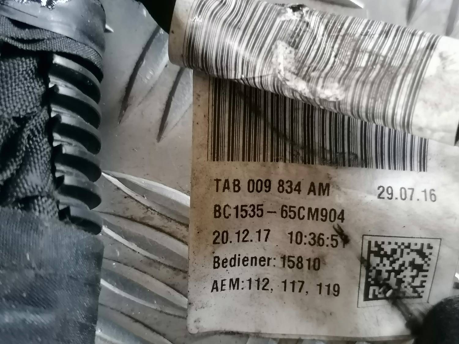 Dzinēja vadi priekš VW CRAFTER 2018 5 Dzinēja vadi priekš VW CRAFTER 2018