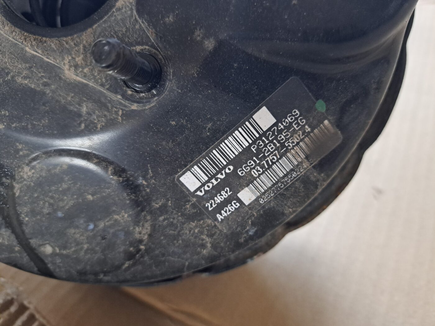 Vakuuma bremžu pastiprinātājs priekš VOLVO V70 2009 3 Vakuuma bremžu pastiprinātājs priekš VOLVO V70 2009